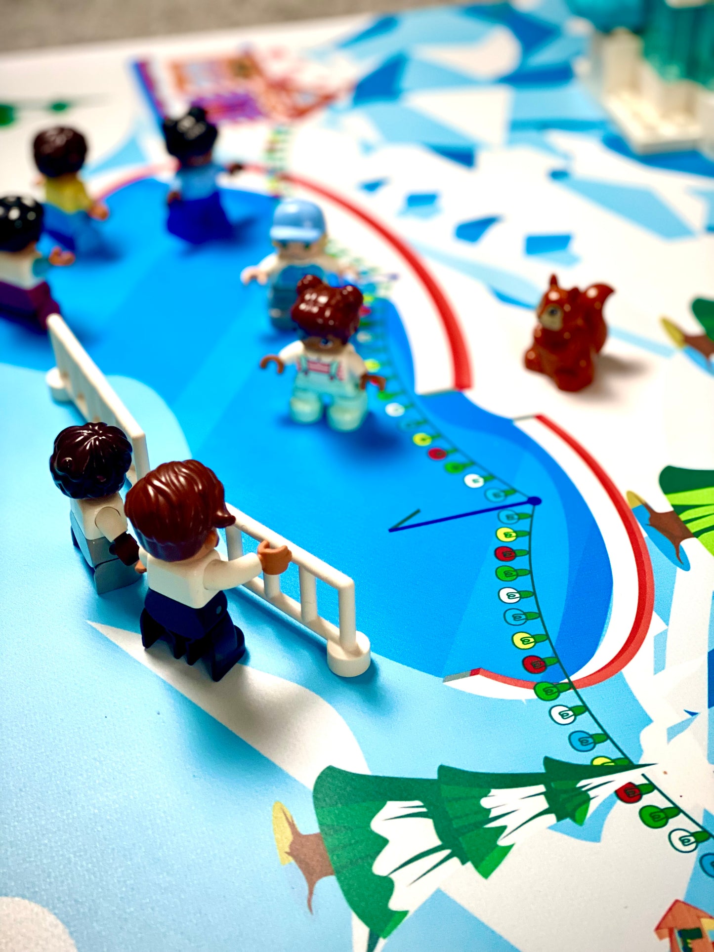 Mata do zabawy z klockami i nie tylko Zimowa Kraina