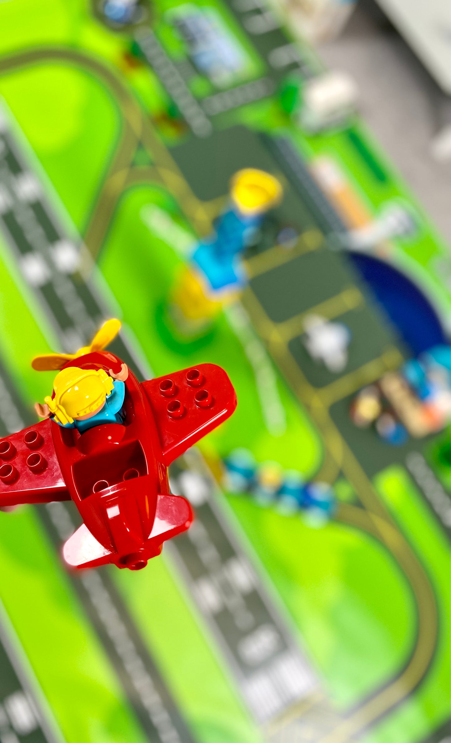 Mata do zabawy z klockami i nie tylko Lotnisko